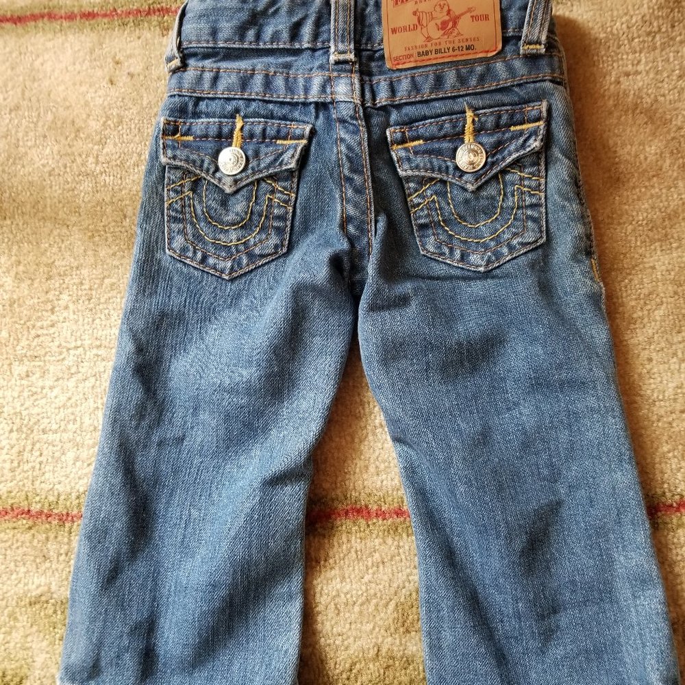 Used True Religion Light Blue Jeans 6–12 months